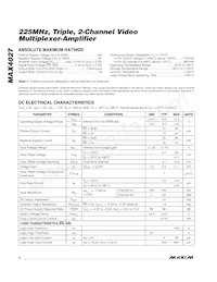 MAX4027ESD+T Datasheet Page 2