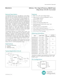 MAX5033BASA+CAU Datasheet Copertura