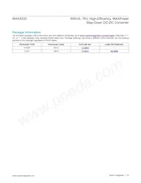 MAX5033BASA+CAU Datasheet Pagina 16