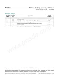 MAX5033BASA+CAU Datasheet Pagina 17