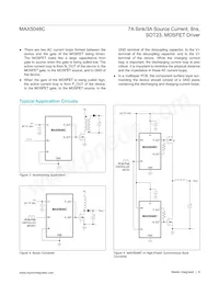 MAX5048CAUT+T Datasheet Page 9