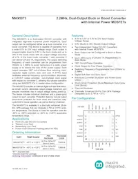 MAX5073ETI+T Datenblatt Cover