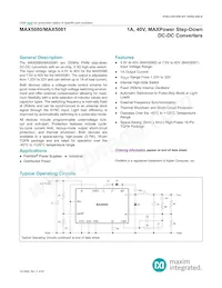 MAX5081ATE+TG24 Datenblatt Cover