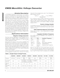 MAX660CSA-T數據表 頁面 6