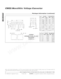 MAX660CSA-T Datasheet Page 12