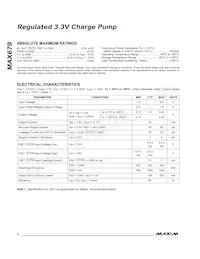 MAX679EUA+T數據表 頁面 2