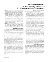 MAX6963ATH+T Datasheet Pagina 7