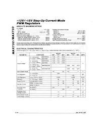 MAX732EWE+T Datasheet Pagina 2