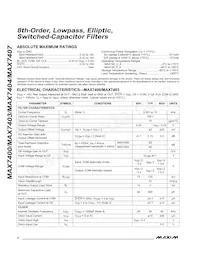 MAX7404CSA+T Datasheet Pagina 2