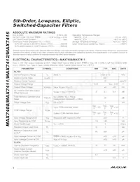 MAX7408EUA/GG8 Datenblatt Seite 2