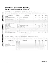 MAX7408EUA/GG8 Datasheet Page 4