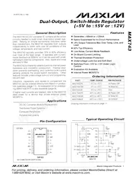 MAX743EWE+T Datasheet Copertura