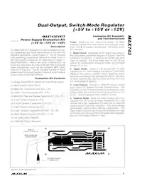 MAX743EWE+T Datasheet Pagina 9