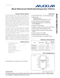 MAX7491CEE+T Datasheet Cover