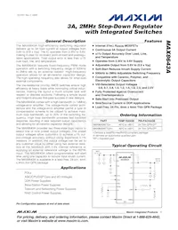 MAX8643AETG+ Datenblatt Cover