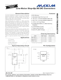 MAX8715EUA+TG51 Datenblatt Cover