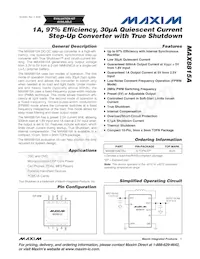 MAX8815AETB+T Datenblatt Cover