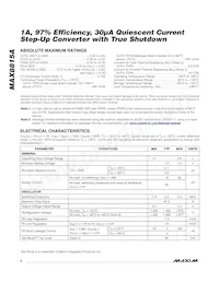 MAX8815AETB+T Datasheet Pagina 2