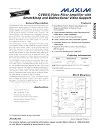 MAX9508ATE+ Datenblatt Cover