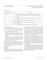 MAX9509ATA+T Datasheet Pagina 8