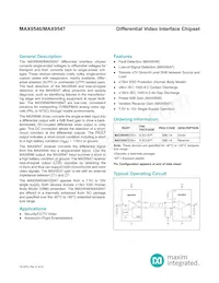 MAX9547ESA+ Datasheet Cover