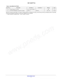 MC100EPT23MNR4 Datenblatt Seite 3