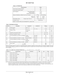 MC100EPT622MNR4G Datasheet Page 3