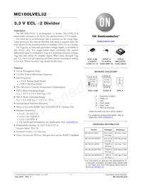 MC100LVEL32MNR4G Datasheet Cover