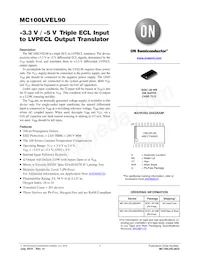 MC100LVEL90DWR2G Datenblatt Cover