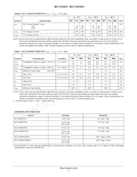 MC10H607FNG Datasheet Page 4