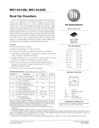 MC14520BDWR2 Datenblatt Cover