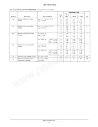 MC74HC160ADG Datasheet Page 3