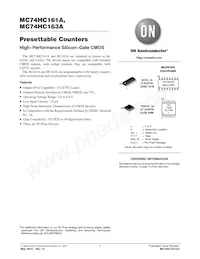 MC74HC163ADTR2G Datasheet Copertura