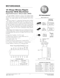 MC74HC4060ADTR2 Datenblatt Cover