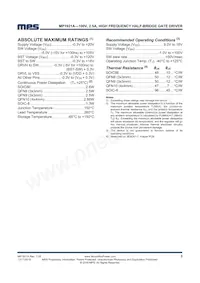 MP1921HR-A-LF-P Datasheet Page 3