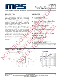 MP2122GJ-P Datasheet Copertura