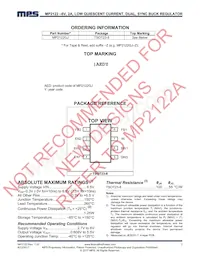 MP2122GJ-P Datasheet Pagina 2