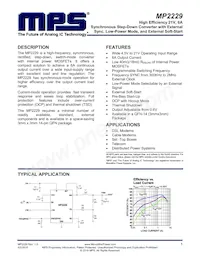 MP2229GQ-Z Datasheet Copertura