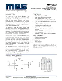 MP28163GQ-P Datasheet Copertura