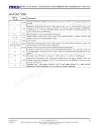 MP3425DL-LF-Z Datasheet Pagina 4