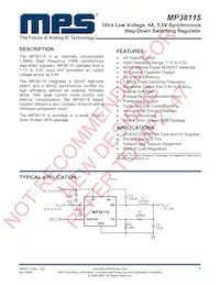 MP38115DQ-LF-P數據表 封面