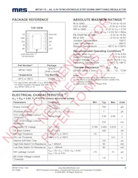 MP38115DQ-LF-P數據表 頁面 2