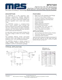 MP8758HGL-P Datasheet Copertura