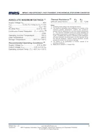 MP9447GL-Z Datasheet Pagina 3