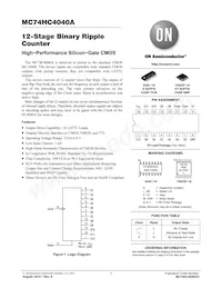 NLV74HC4040ADR2G Datasheet Copertura