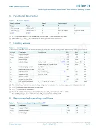 NTB0101GN Datasheet Pagina 4