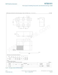 NTB0101GN Datasheet Pagina 19