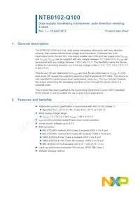 NTB0102GD-Q100H Datenblatt Cover
