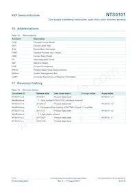 NTS0101GS Datasheet Pagina 20