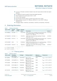 NVT2010BS Datasheet Pagina 2